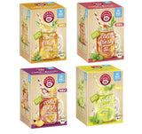 Teekanne Cold & Fresh BIO 4Er Mix – Mit den neuen Sorten Zitrone-Minze, Pfirsich-Maracuja, Orange-Rosmarin, Grapefruit-Minze-Ingwer (4 X 45G)