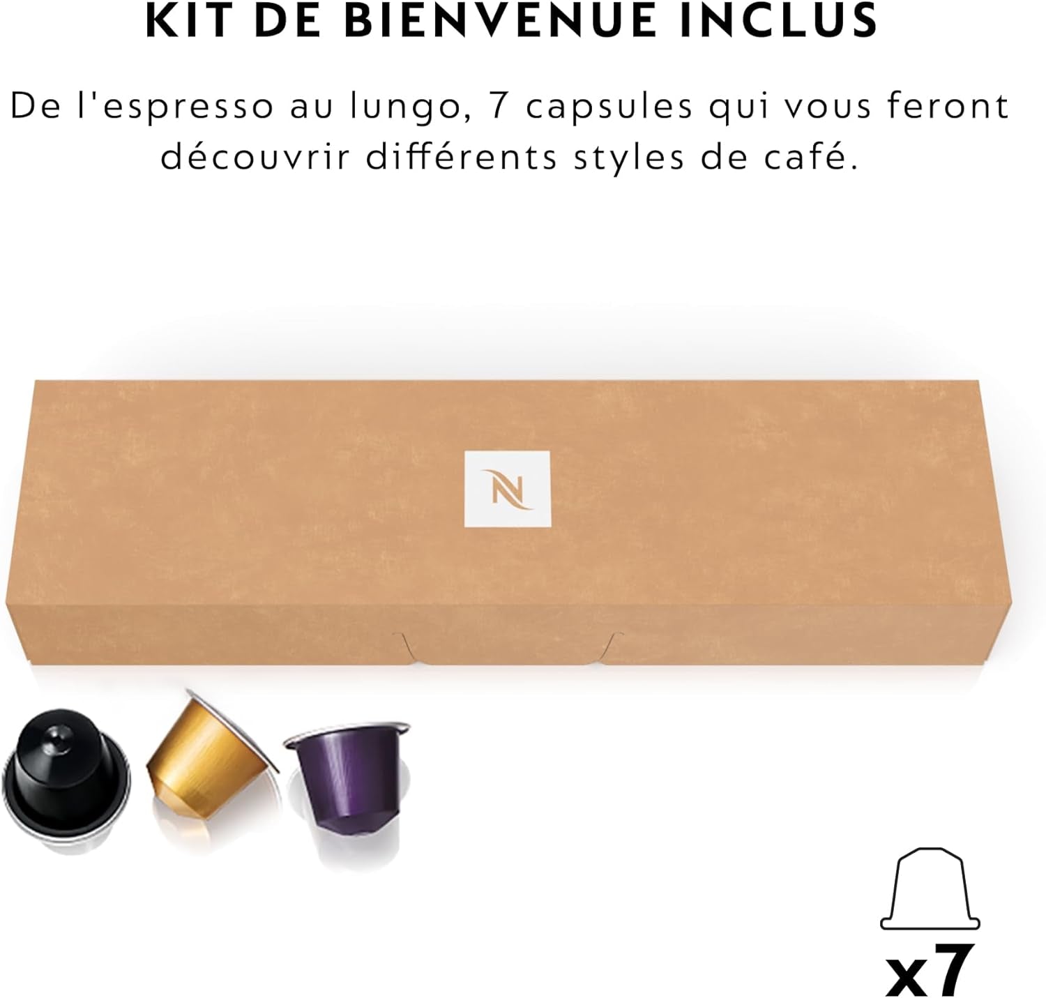 Krups Nespresso Inissia Espressomaschine – kompakte Espressomaschine für Kaffeekapseln, 19 bar Druck, schnelles Aufheizen in 25 Sekunden, Energiesparfunktion, 0,7 l Wassertank, rot, Modell YY5506FD