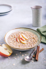 RUF Porridge Apfel-Zimt, mit ganzen Haferflocken, feinem Zimtgeschmack und getrockneten Apfelstücken, 400 Gramm Cerealien Naty Shop