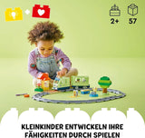 LEGO DUPLO Town Interaktiver Abenteuerzug, Spielset mit Lichtern und Geräuschen für Rollenspiele, ermöglicht 2-Jährigen das Bauen von Gleisen, Lernspielzeug für Vorschulkinder 10427 Bausätze Besuchen Sie den LEGO-Store