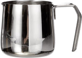 Cilio 0000201383 Latte Macchiato Karaffe, Edelstahl, Silber, 6,4 x 7,4 x 7,6 cm