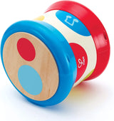 Hape Babytrommel | Rollendes Musikspielzeug für die Kleinen zum Erlernen von Rhythmen und verschiedenen Klängen, batteriebetrieben, ab 6 Monaten Babyspielzeug Naty Shop