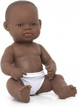 Miniland Babypuppe, afrikanischer Junge, 32 cm, anatomisch korrekt