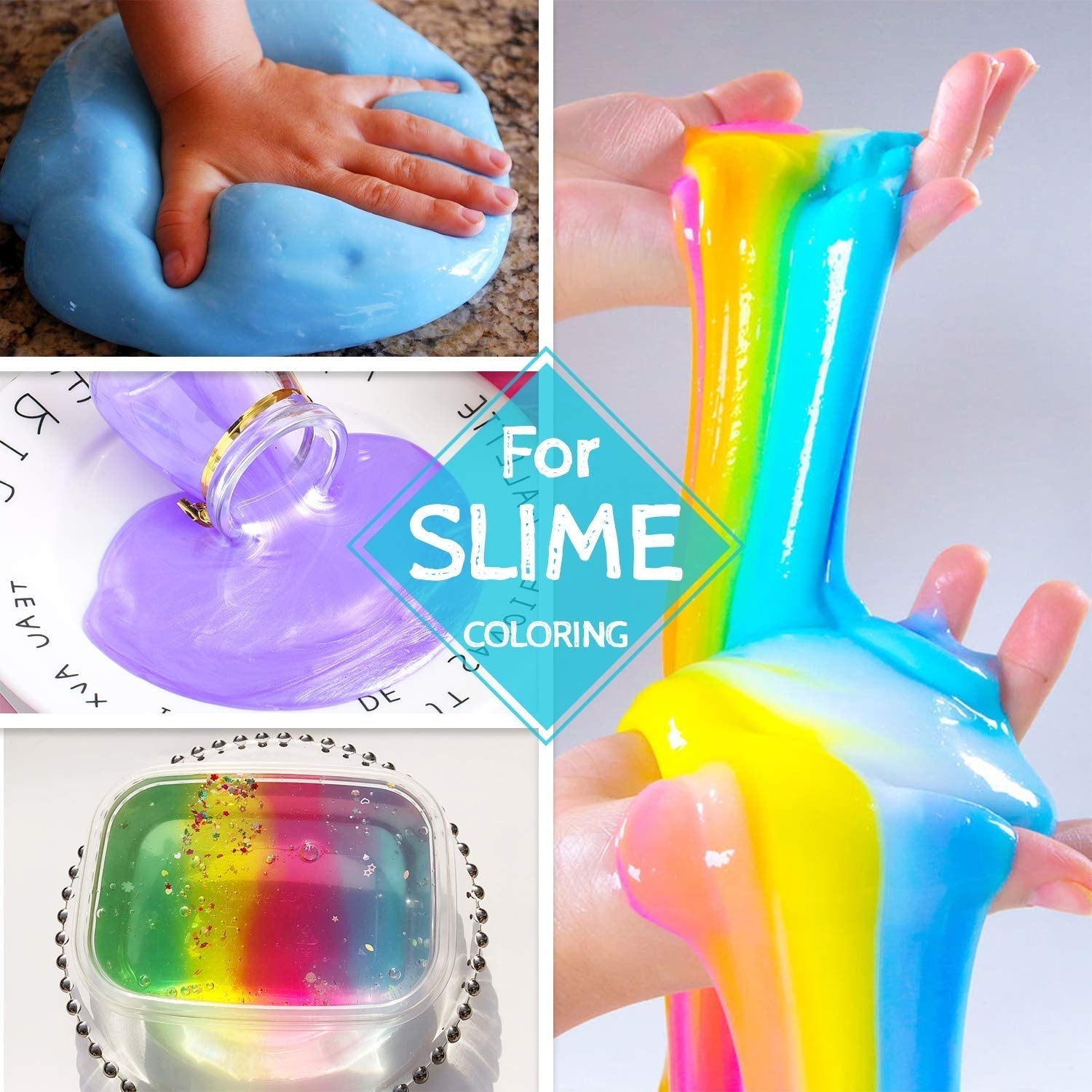 Lebensmittelfarbe in 12 Farben – flüssige Lebensmittelfarbe zum Backen von Kuchen, Keksen, Makronen, Fondant – lebendige Lebensmittelfarbe zum Dekorieren und Kochen, Airbrushen, DIY-Seifen – je 6 ml