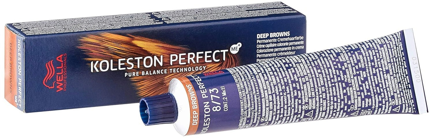 Wella Koleston Perfect ME+ 4/77 Intensive Medium Chestnut 60 ml Naty Shop Haarfärbemittel 8/73 60 ml (1 Packung)