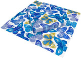 Schmetterlingsservietten, blau, 20 Stück pro Packung