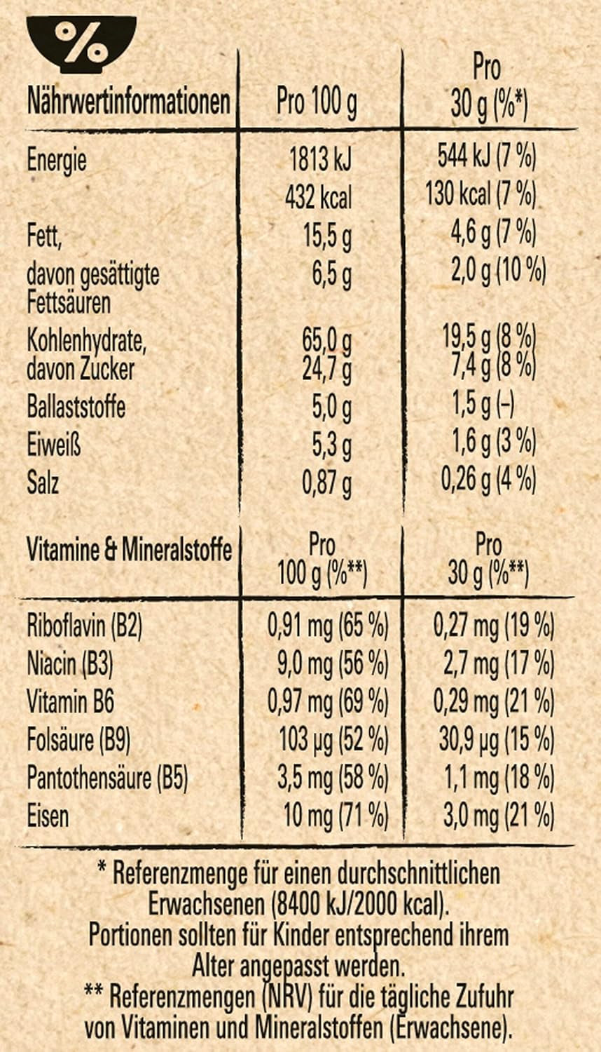Nestlé LION WildCrush Schokoladen-Karamell-Frühstücksflocken, 8er-Pack (8 x 360 g)
