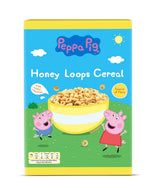 Peppa Pig Honey Loops Cereal, Knusprige Vollkorn Frühstückscerealien Mit Zugesetzten Vitaminen, 1Er Pack (1 X 375G) Cereals Naty Shop