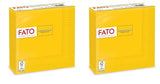 , Einweg-Papierservietten, ideal für zwanglose Mittagessen und Buffets, Packung mit 50 Servietten, Größe 33 x 33, 4-fach gefaltet, 2-lagig, gelb, 100 % reines Zellulosepapier, FSC-zertifiziert