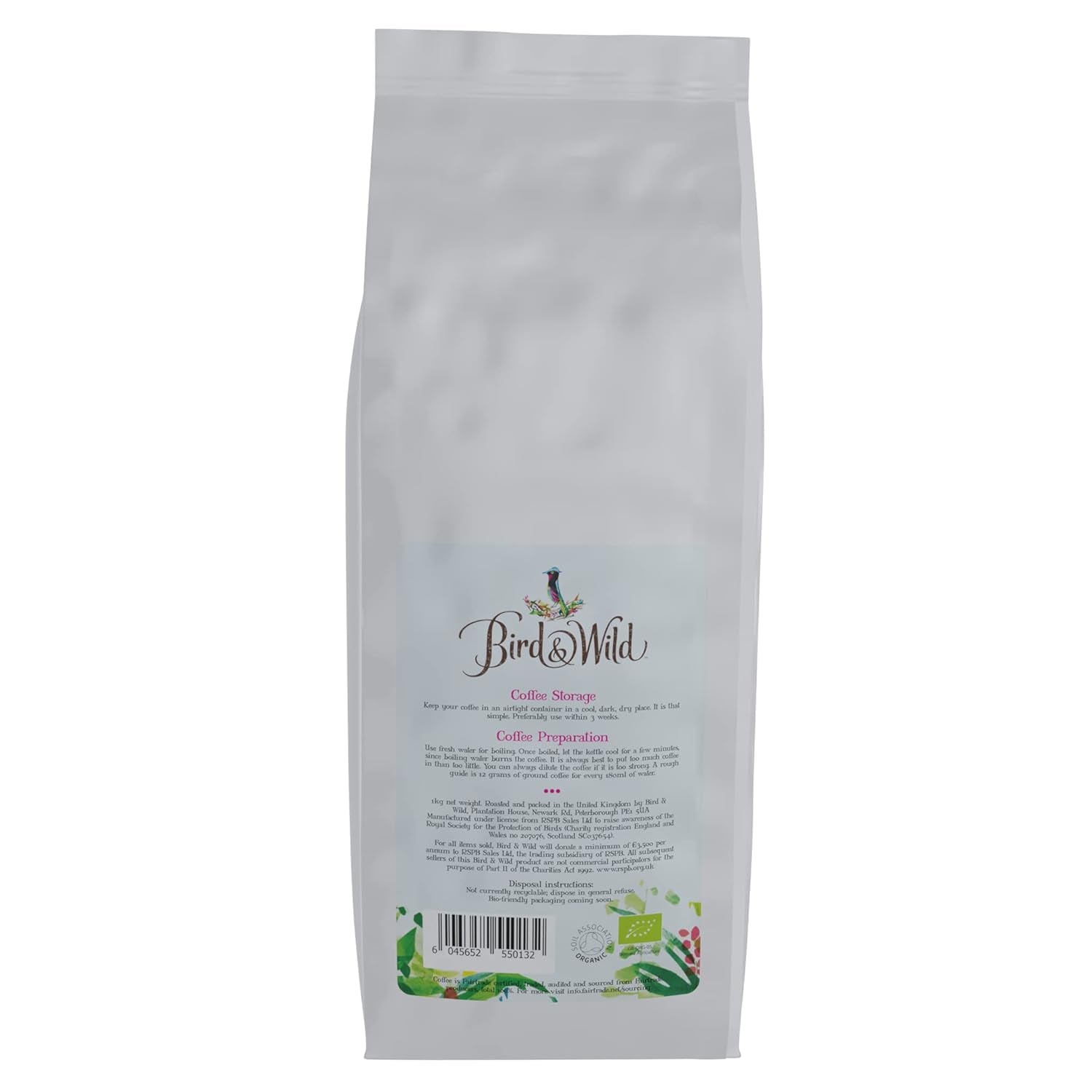 Espresso-Kaffeebohnenmischung, 1 kg, mittlere Röstung, Fairtrade-Bio-Schattenanbau, vogelfreundlich, ganze Bohne, 1 kg Nettogewicht