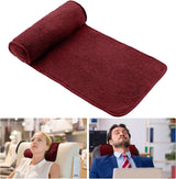 Chaiselongue-Nackenkissen, Kopfkissen, Plüsch, verstellbares Kissen, Nackenrolle, rutschfestes Fleece, Sofa-Nackenkopfstützkissen für Reisen, Zuhause, Chaiselongue, Sofa, Sessel (schwarz)