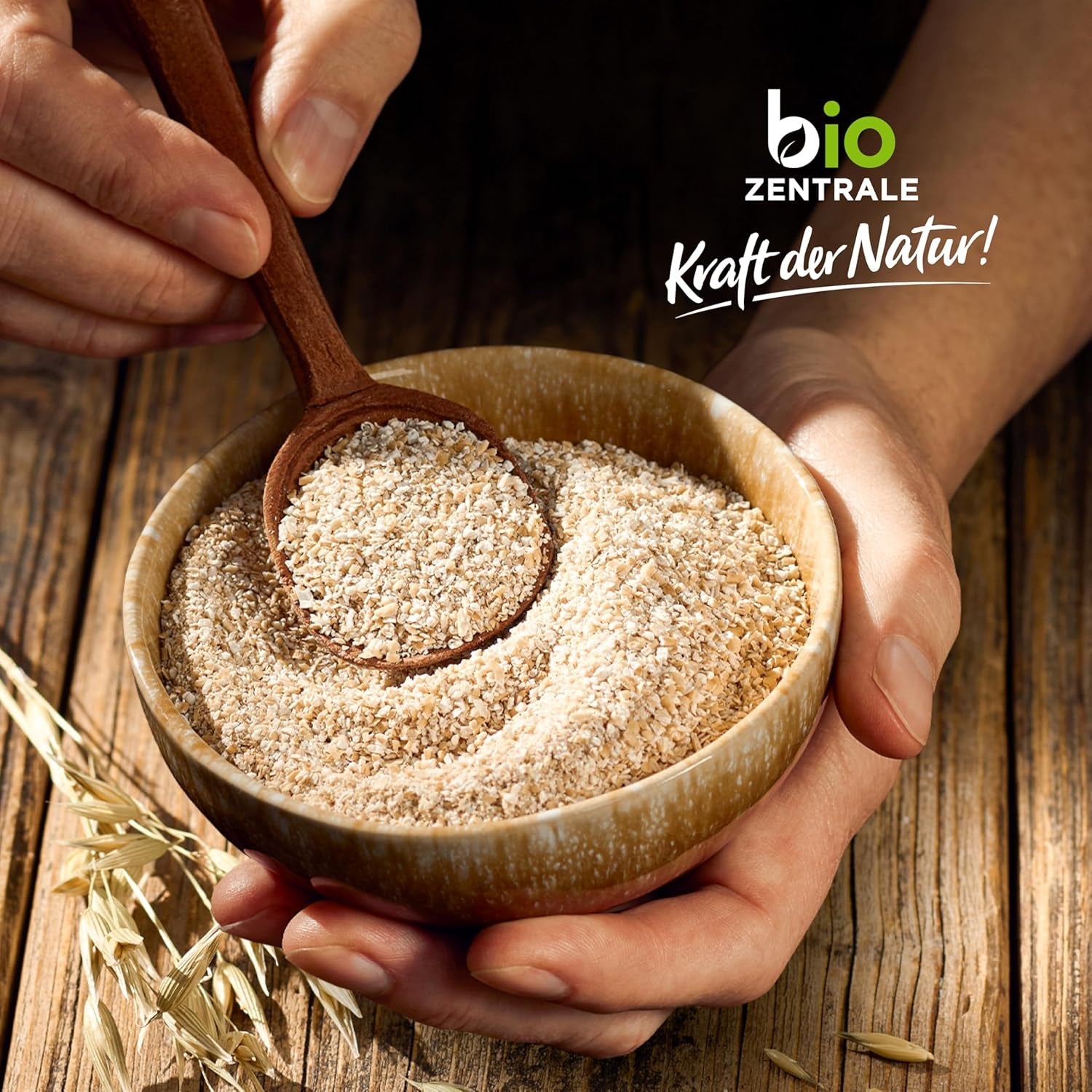 Biozentrale Bio-Haferkleie 1 kg | Vorteilhaftes Paket | Proteinquelle mit hohem Ballaststoffgehalt | Natürlich vegan | Aus der EU-Landwirtschaft | Niedriger Zuckergehalt