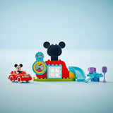 LEGO DUPLO – Disney Mickeys Clubhaus und Auto – Lernspielzeug für Vorschulkinder – Bauset mit 2 Minifiguren, inklusive Mickey Mouse und Computer Toodles – Geschenkidee für Jungen und Mädchen ab 2 Jahren 10454 Bausets Beuche den LEGO-Store
