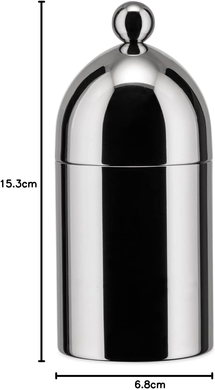 Alessi 90024 Teekanne mit Löffel, aus 18/10 Edelstahl, hochglanzpoliert