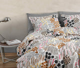 MARIMEKKO Queen-Bettwäsche-Set, Baumwollperkal-Bettwäsche mit passenden Kissenbezügen, ganzjährige Heimdekoration (Pieni Letto, mehrfarbig, Queen-Size-Bett) Naty Shop Bettdecken und Steppdecken