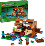 LEGO Minecraft Das Froschhaus, Spielzeughaus mit Figuren wie Zombie, Schleim und Ertrinkender, plus Zubehör wie Spielzeugboot und Werkbank, Geschenk für Jungen und Mädchen ab 8 Jahren 21256 Bausets Besuche den LEGO-Store Single