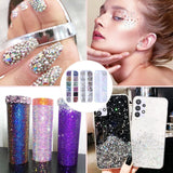 4200 Stück Strasssteine ​​​​Für Nägel, Nagelglitzer, Pailletten, Nagelaufkleber Mit Kristallen, Nagel-Edelsteinen, Diamanten Für Nagelkunst, Einschließlich Wachsstift Für Strasssteine ​​​​Und Strass-Picker