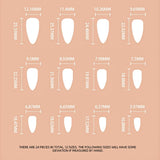 24 Stück French Press On Kurze Nägel Sarg Künstliche Nägel Koralle Rosa Ombre Klebenägel Ballerina Nagelset Acryl Nagelspitzen Damen Frühling Sommer Nagelzubehör
