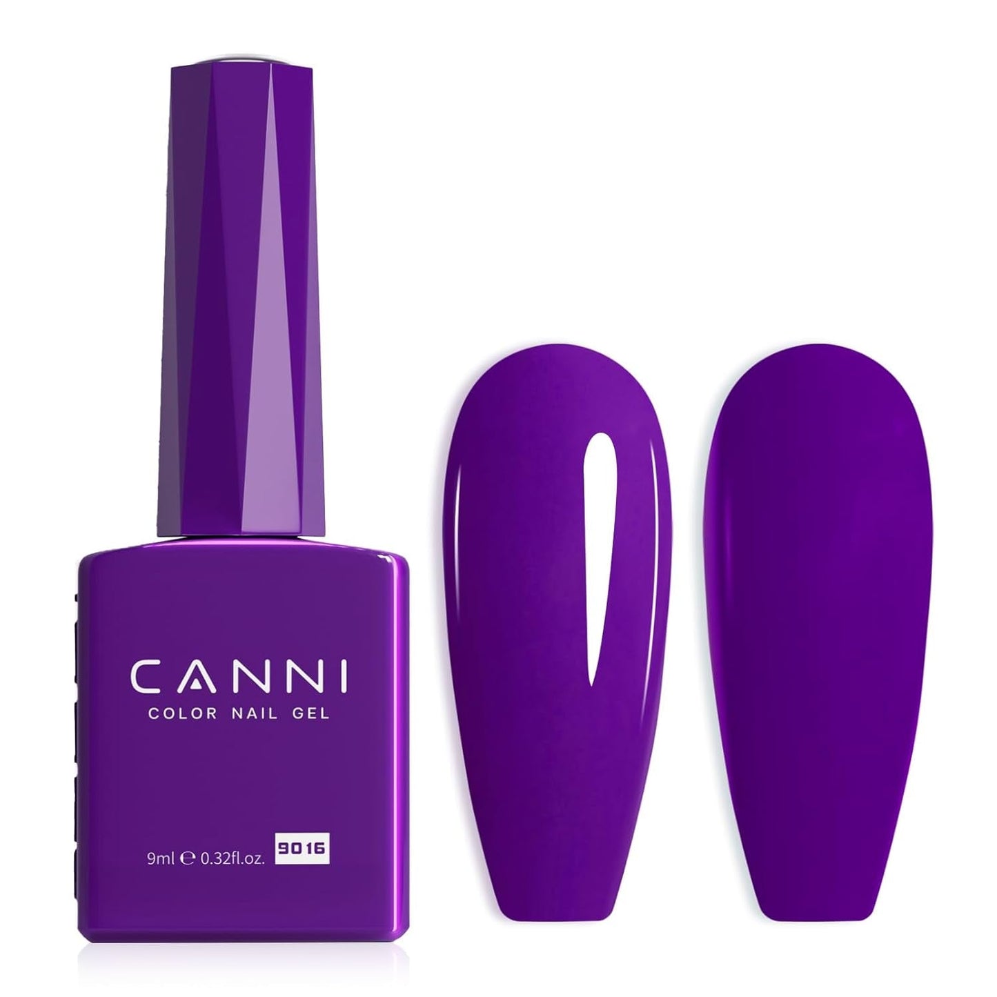 CANNI Gel-Nagellack, semipermanent, dunkelviolett, Nagellack, UV-Gel, Soak Off, Maniküre