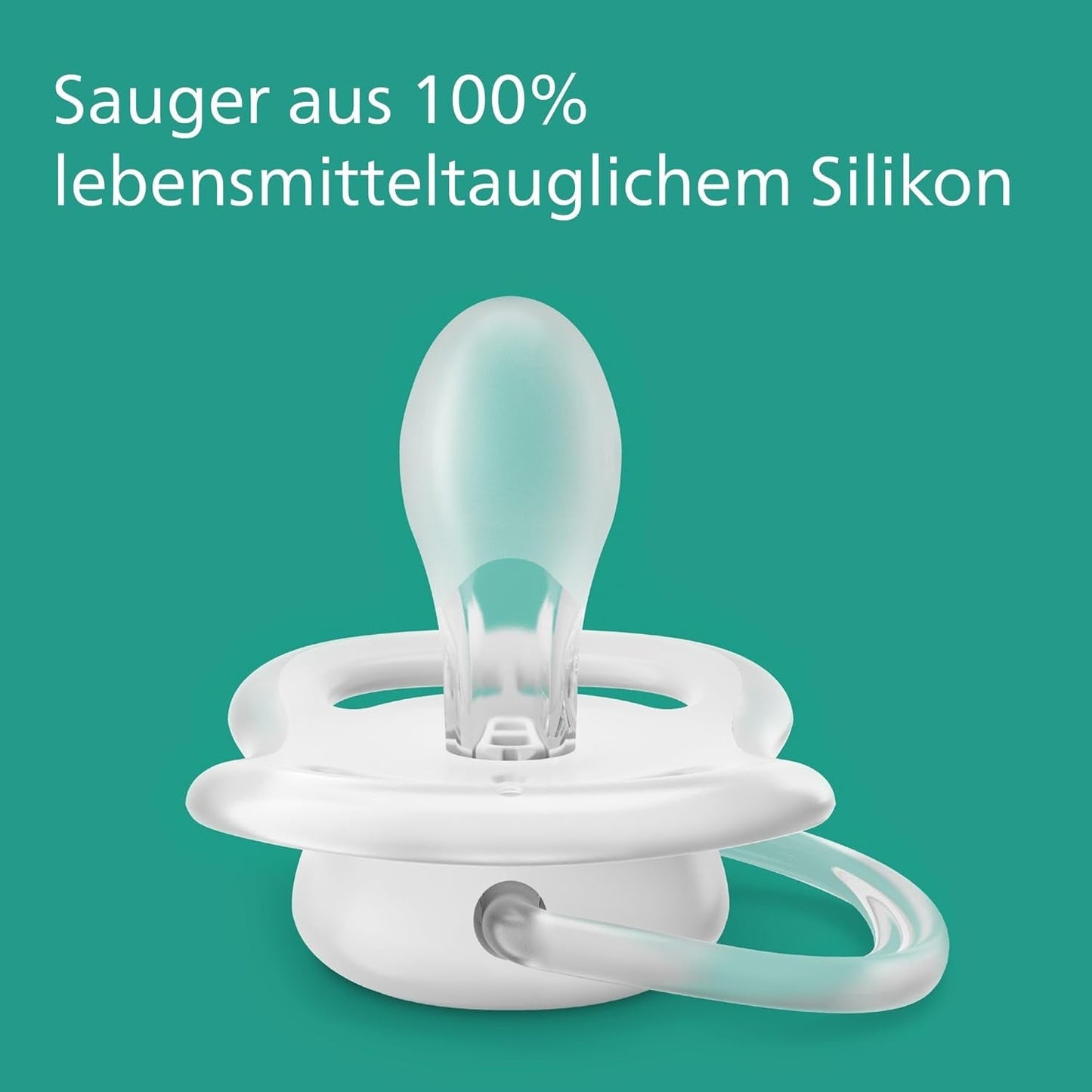 Philips AVENT Ultra Air-Schnuller – 4er-Pack BPA-freie, atmungsaktive Schnuller für Babys zwischen 0 und 6 Monaten, inklusive Tragetasche und Sterilisation, Farbe Sonne/Regenbogen (Modell SCF085/65)