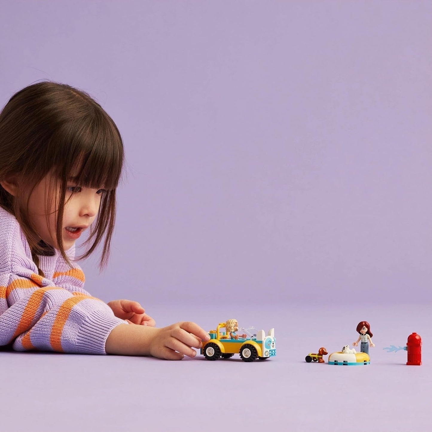 LEGO Friends Mobiler Hundepflegesalon, Rollenspiel-Tierfahrzeug-Spielset, Kinderspielzeug mit 2 Figuren und 2 Hunden für Mädchen und Jungen ab 4 Jahren, Hundepflegeset 42635 Bausätze Beuche den LEGO-Store
