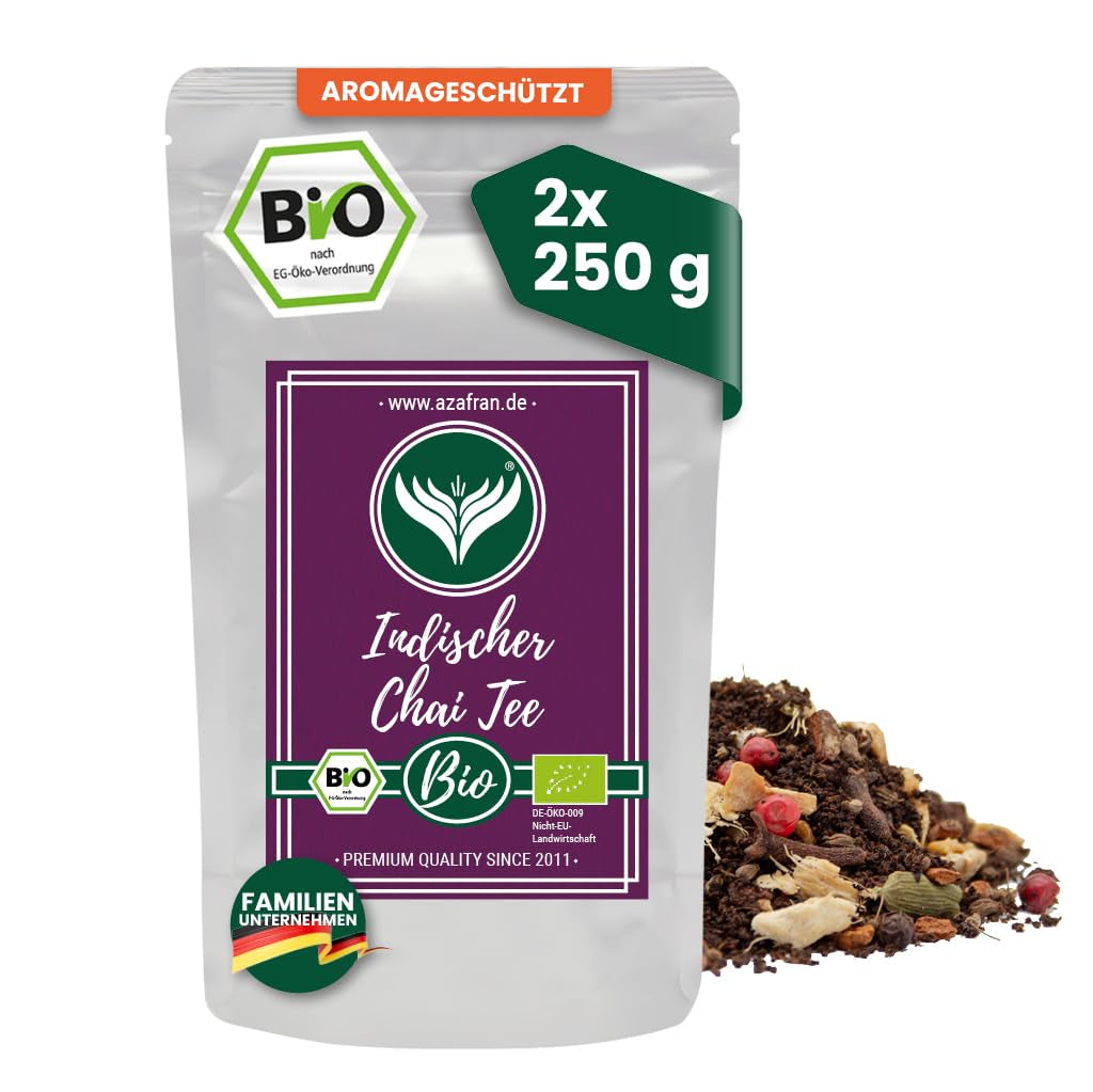 Azafran Bio-Indischer Chai-Tee – loser Gewürztee 250 g