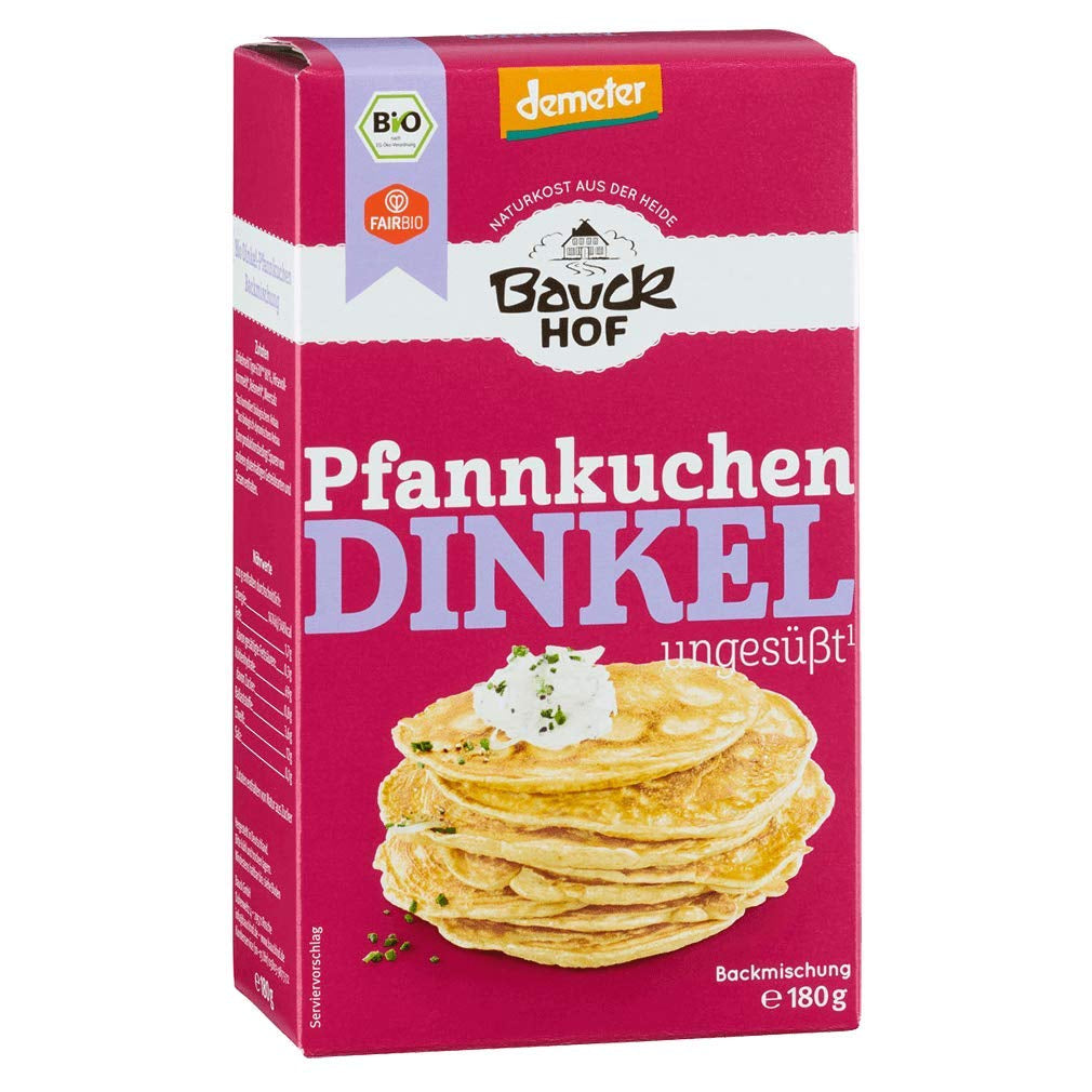 Dinkel-Pfannenkuchen, 180 G Mischung zum Backen und Kochen Naty Shop 180 G (6Er Pack)