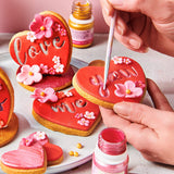 Funcakes Metallic-Lebensmittelfarbe, Kupferfarbe: Erzeugen Sie metallische Effekte auf Fondant, Marzipan, Zuckerguss und Keksen. 100 % essbare Lebensmittelfarbe, Halal, geeignet für Vegetarier und Veganer. 30 ml.