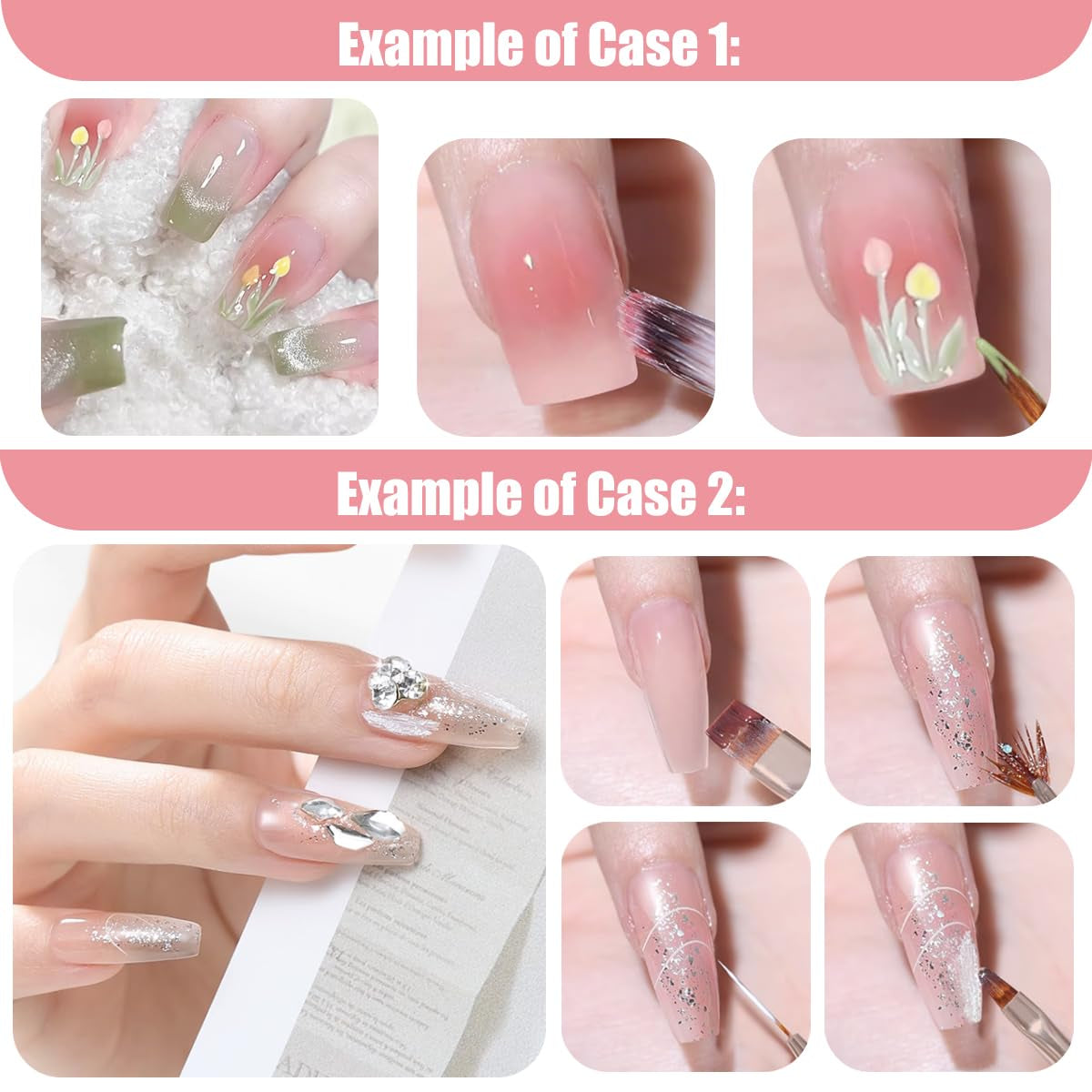 10 Stück Nail-Art-Pinsel, Nagel-Gel-Nagellack-Malpinsel, Zeichenstift, Nagel-Liner-Pinsel und Nagel-Dotting-Stift für Gel-Nagellack, DIY, Maniküre, Salon zu Hause