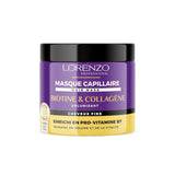 Haarmaske mit schwarzem Knoblauch (brüchiges Haar) 500 ml Naty Shop Biotin Collagen Haarmaske