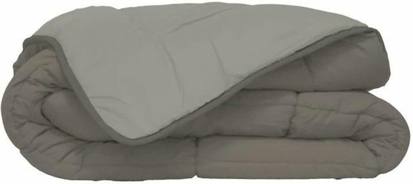 Couette CALGARY Chocolate/Corail 140 Bettdecken und Steppdecken Naty Shop 220 x 240 cm