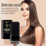 2 Stück dunkelbrauner Haaransatz-Puder, Haaransatz-Puder, Haaransatz-Concealer, Haarfärbestifte mit Kamm, Grauhaar-Abdeckwerkzeug für Frauen und Männer (40 g, Dunkelbraun) Naty Shop Haarfärbemittel