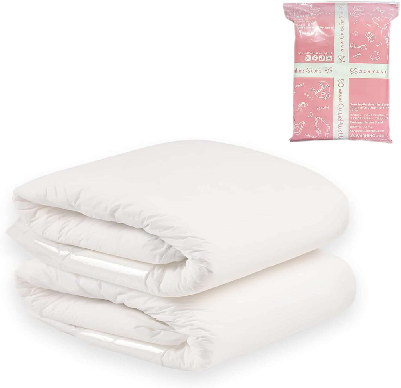 CutiePlusU Windeln für Erwachsene, trockene Oberfläche, maximale Saugfähigkeit über Nacht, Einweg-Inkontinenzwindel – Blau, 2er-Pack (Mittel 71–96 cm)