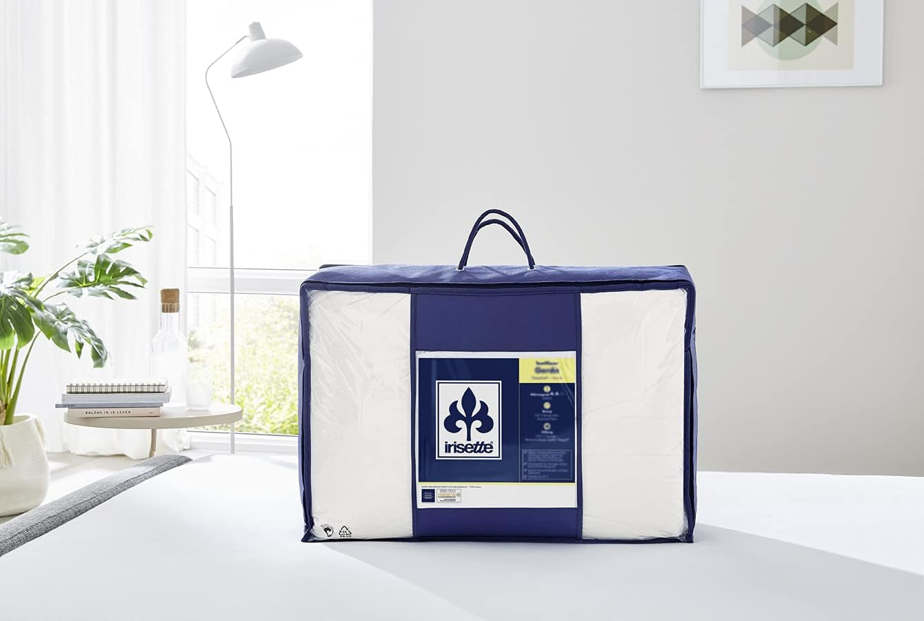 Irisette Edition Sommerdecke – Made in Germany – Leichte Sommerdecke mit weichem Mikrofaserbezug, 155 x 220 cm, Öko-Tex-zertifiziert. Steppdecken und Steppdecken von Naty Shop