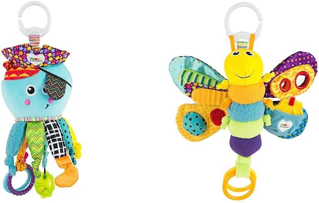 Lamaze Spielzeug für Babys Captain Calamari der Piratenkrake Clip & Go – hochwertiges Spielzeug für Kleinkinder – ab 0 Monaten & Freddie das Glühwürmchen Clip & Go – hochwertiges Spielzeug für Kleinkinder Bebe Naty Shop Toys Standardtitel