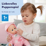 BABY Born Hannah Play with Me – Babypuppe mit 5 Funktionen – Weicher Materialkörper inklusive Zubehör – 36 cm große Puppe – Batteriebetrieben – Geeignet für Kinder ab 1 Jahr