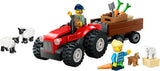 LEGO City Traktor mit Anhänger – Bauernhofspielzeug mit Traktor und Tierfiguren – Montessori-Spielsets für Jungen und Mädchen ab 4 Jahren – Geschenk mit 2 Minifiguren 60461 Bausets Besuchen Sie den LEGO-Store