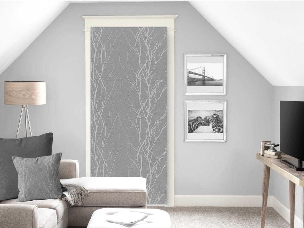 Soleil D'Ocre Liane Bise-Bise, Polyester, Weiß, 70 x 200 cm Naty Shop Steppdecken und Steppdecken Grau H200 x B90 cm (1er-Pack)