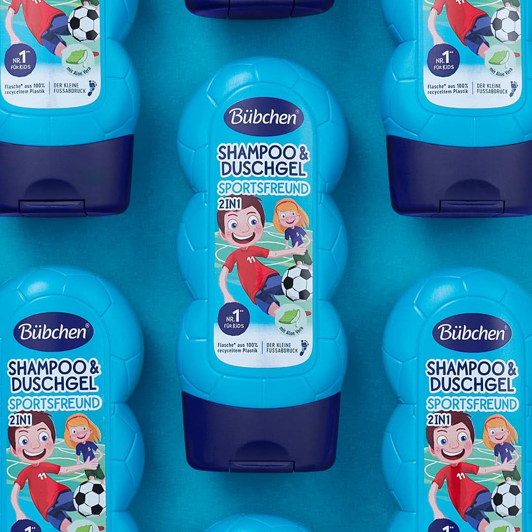 Bübchen Sportsfriend 2In1, Shampoo und Duschgel, 230 ml Dusche und Bad Naty Shop