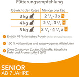 IAMS Delights Nassfutter für Katzen mit Huhn in Soße für ältere Katzen ab 7 Jahren – Probiergröße, Einzelbeutel, 1 x 85 g