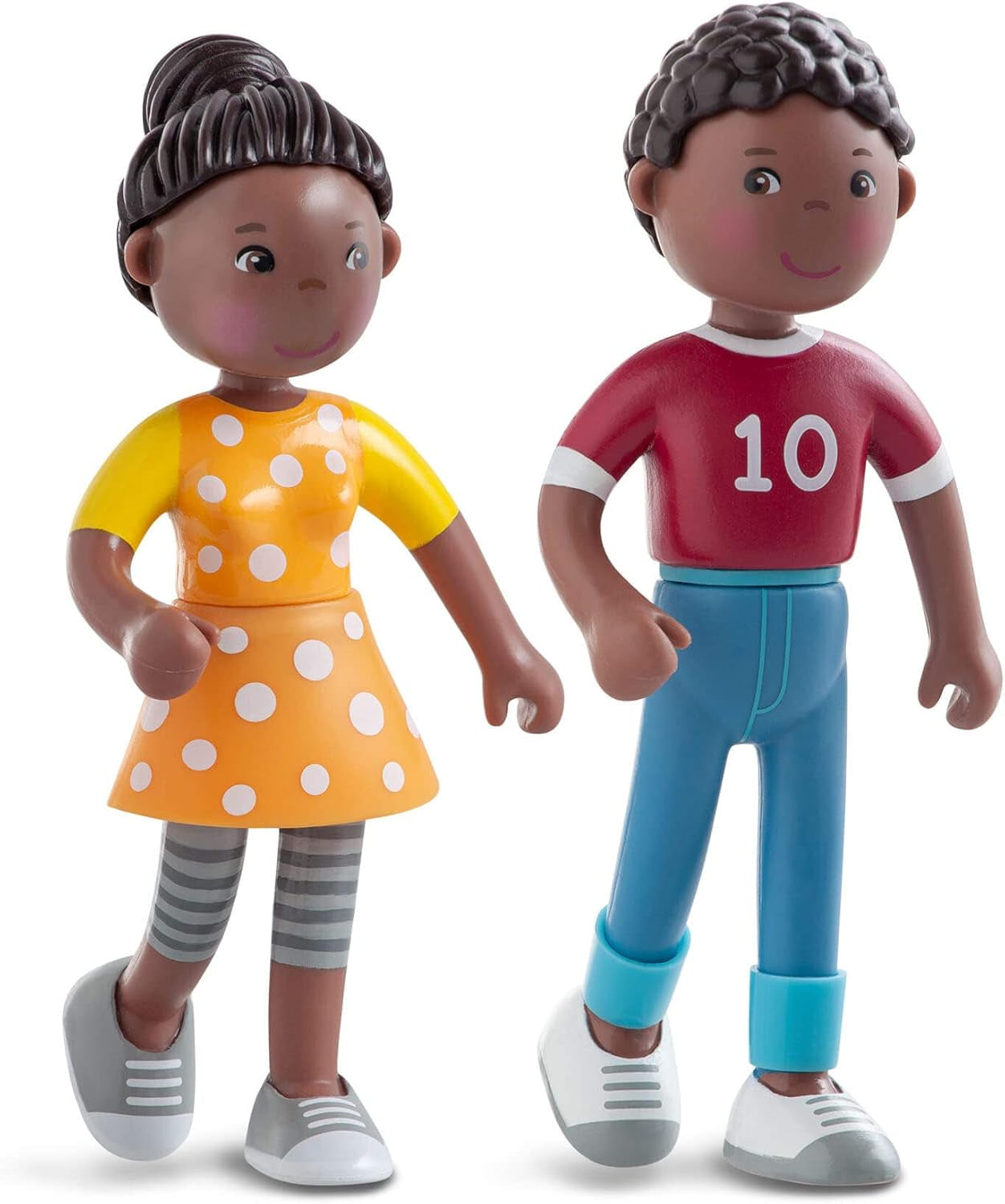 HABA 306696 – Little Friends Family Time Spielset, flexibles Puppenzubehör, ab 3 Jahren