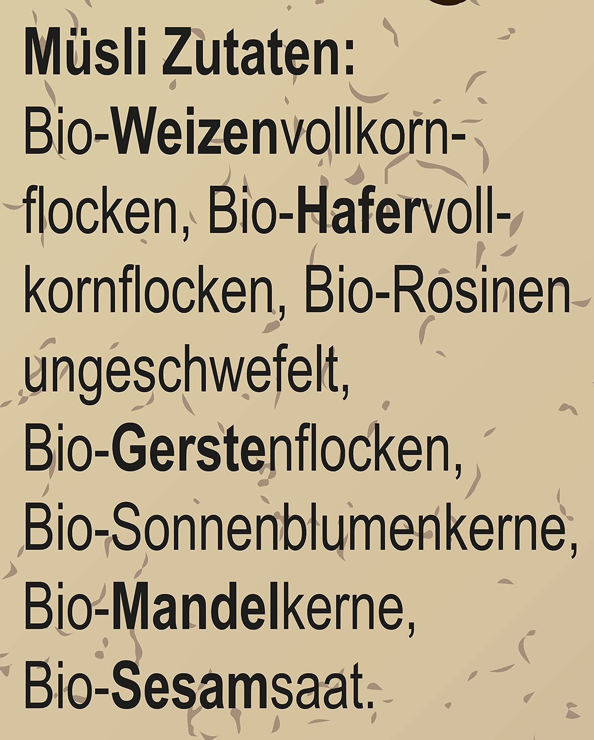 Seitenbacher Bio Müsli Voll-Biologische Mischung I Ohne Zugesetzten Zucker I Ohne Zugesetztes Fett I (1 X 750 G) Cereals Naty Shop