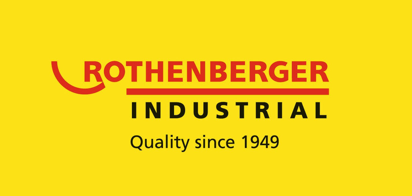 ROTHENBERGER Industrie-Doppelnippel - 2x G 3/8" L | Zur sicheren Verlängerung von Propangasschläuchen 540255E
