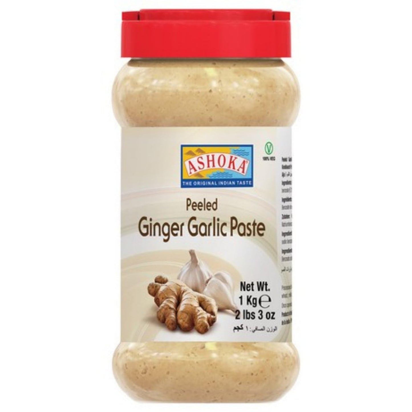 ASHOKA - Geschälte Ingwer-Knoblauch-Paste - (1 X 1 KG)