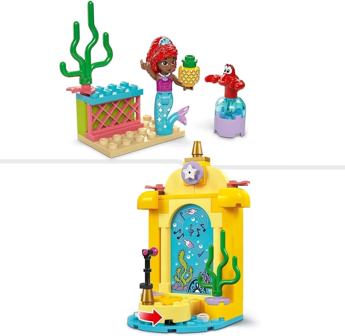 LEGO – Disney Princess Arielles musikalische Bühne, Bauspielzeug für Kinder mit 2 Figuren, Geschenkidee für Mädchen und Jungen ab 4 Jahren und TV-Serien-Fans, Kinderspielzeug 43235, Bausets. Beuche den LEGO-Store