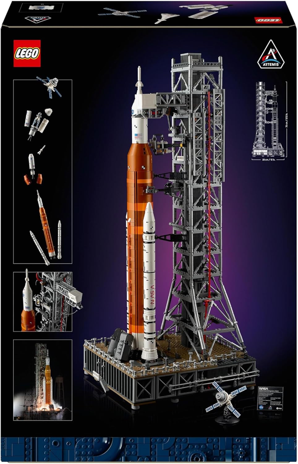 LEGO Icons NASA Artemis-Startrampe, Geschenk, Wohn- oder Bürodekoration, Bauset für Erwachsene mit Orion-Raumkapsel und Startrampe, Sammlerstück 10341, Bausets. Besuchen Sie den LEGO-Store