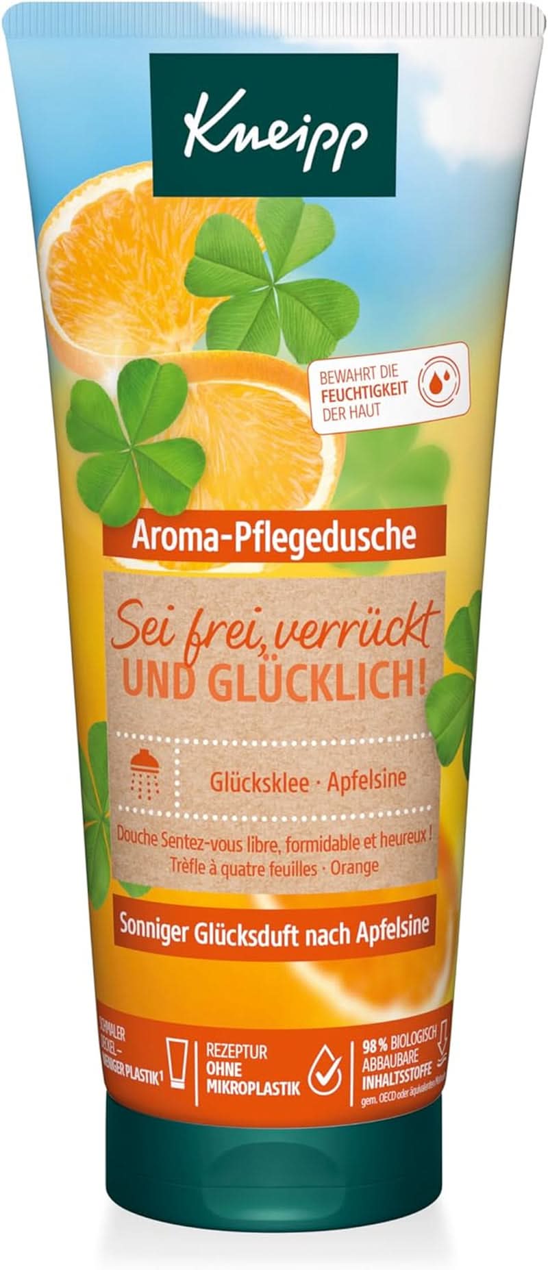 Kneipp Aroma, Duschgel, Feuchtigkeitscreme, 200 ml Dusche und Bad Naty Shop 200 ml Single