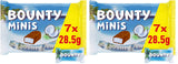 Bounty Minis Schokoladen-Großpackung, feine Kokos-Mini-Schokoriegel, 227 g, Schokoladen-Geschenkidee, Schokoladen-Großpackung