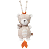 Fehn Spieluhr Baby Einschlafhilfe Schaf – Plüschtier mit Aufsatz – Einschlafhilfe Lied „Brahms Wiegenlied“ – Kinderspielzeug für Reisen und Zuhause – Musikspielzeug für Babys und Kinder Babyspielzeug Naty Shop Teddy Natur