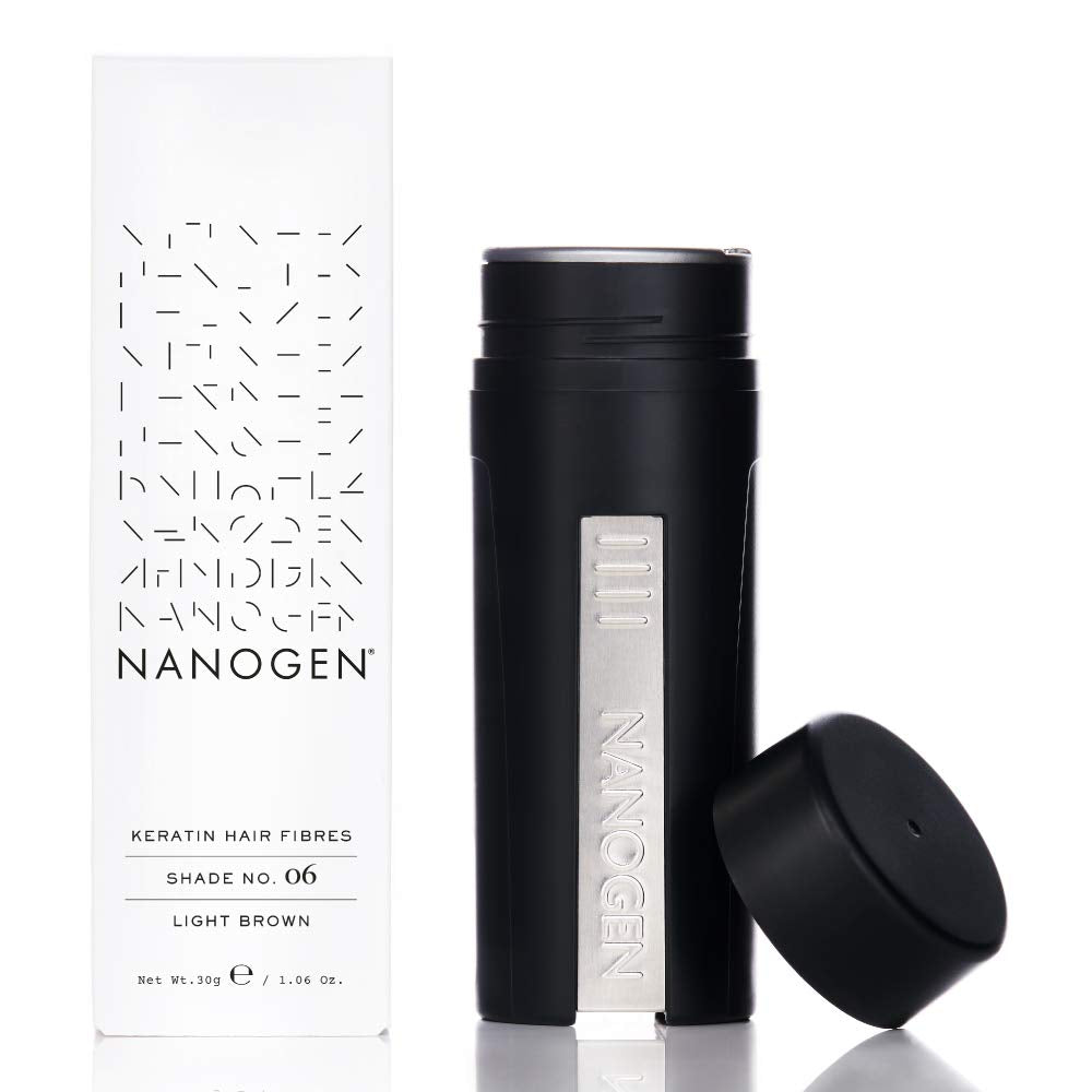 Haarverdichtende Fasern Zimt 30G Haarpflege Naty Shop Hellbraun 30G